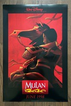 Disney&#39;s MULAN (1998) Double-Sided Advance One-Sheet Chinese-Themed Artwork - £99.91 GBP