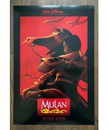 Disney&#39;s MULAN (1998) Double-Sided Advance One-Sheet Chinese-Themed Artwork - $125.00