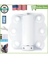 Premium White Door Hinges - 180 Degree Adjustable &amp; Self-Closing Mechanism - $44.74 CAD