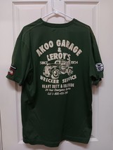 Men&#39;s Akoo Garage &amp; Leroy&#39;s Wrecker Service Olive Green Size XL Patches Original - £22.52 GBP