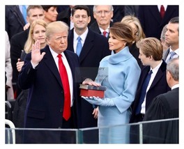 Donald Trump Being Sworn In As The 45TH President 8X10 Photograph Reprint - £6.66 GBP