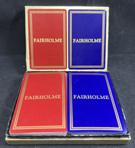 Fairholme Double Deck  Playing Cards Vintage. * Pre-Owned* - £9.46 GBP