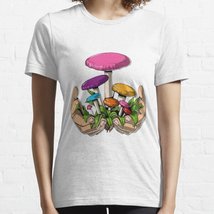 World Mushrooms Association Women&#39;s White Tee T-Shirt - £15.22 GBP