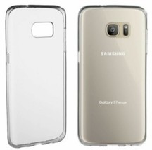 New Insignia Samsung Galaxy S7 Edge Clear Cell Phone Case Soft NS-MSGS7EPTC Grip - £3.71 GBP