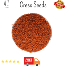 250g Organic Garden Cress Seeds Lepidium sativum بذورحب الرشاد - £14.41 GBP