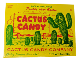 Cactus Candy Company 1/2 LB Box Arizona Prickly Pear Cactus Candy - £15.57 GBP