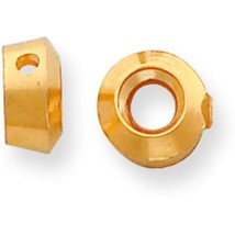 14K Gold Round Bezel Pendant Setting (2.40 to 8.00mm) - £89.27 GBP