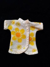 Small Doll Blouse With Yellow Flowers  - $4.94
