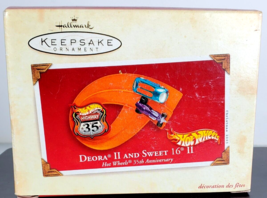 2003 Hallmark Keepsake Ornament Deora II and Sweet 16 II Hot Wheels 50th  - $12.99