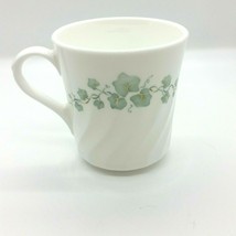Corning Corelle Callaway Green Ivy Coffee Mug Cup Swirl White  - £8.16 GBP