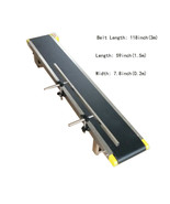 110V Desktop PVC Belt Conveyor Printing Coding Aid Equipment ,No Legs  - $718.85 CAD