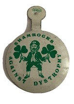 Shamrocks Against Dystrophy Vintage Pin - $1.87