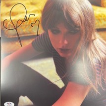 Taylor Swift Signed Mahogany Vinyl Insert PSA/DNA Autographed Midnights - £469.87 GBP