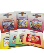 7 VINTAGE 1980&#39;s WOW THE WORLD OF TEDDY RUXPIN BOOKS GRUBBY LULLABIES - $47.50
