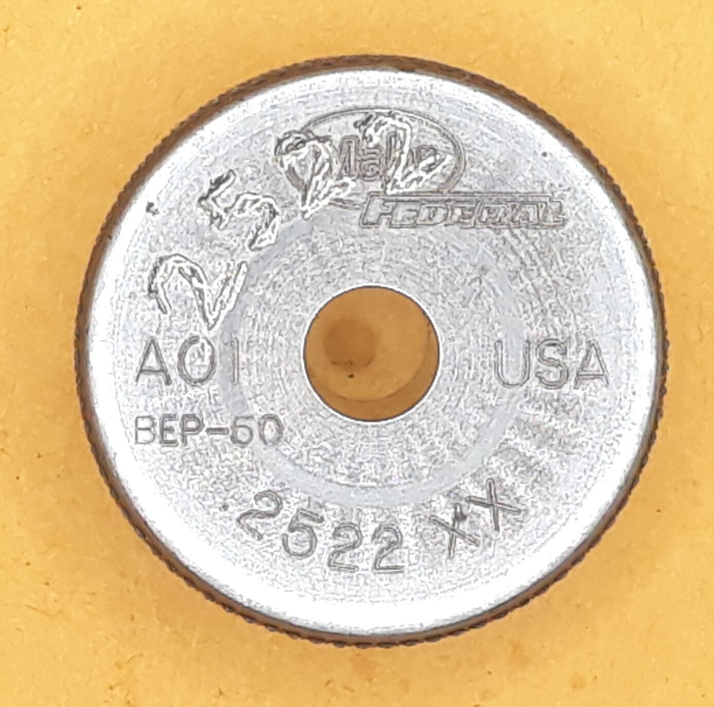 Mahr Federal .2522 XX  USA Master Setting Ring BEP-50 - $19.99