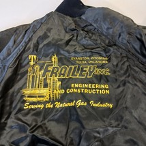 Vintage FRAILED Men's Black/Yellow Distressed Varsity Jacket Chest 52" image 6