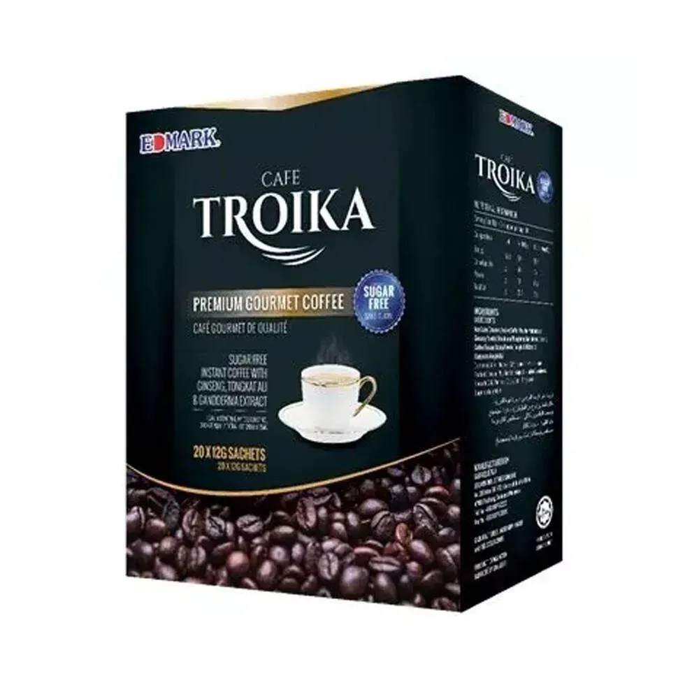 1 Box Edmark Cafe Troika Coffee For Men Power Boost Stamina Strong Energy Dhl - £40.82 GBP