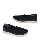 Vionic Essence Sidney Shoe 7.5 W Black Knit Platform Slip-on Sneaker Casual - $28.50