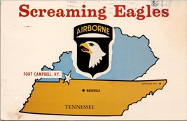 Screaming Eagles Fort Campbell Kentucky Postcard PC400 - £3.92 GBP