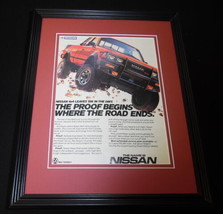 1985 Nissan 4x4 Framed 11x14 ORIGINAL Vintage Advertisement  - £27.08 GBP