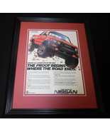 1985 Nissan 4x4 Framed 11x14 ORIGINAL Vintage Advertisement  - £27.25 GBP