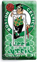 Boston Celtics Basketball Team 1 Gfi Light Switch Wall Plate Man Cave Room Decor - £9.58 GBP