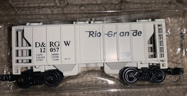 N Scale Bachmann Rio Grande D&amp;RGW 12057 Covered Hopper Car - £11.38 GBP