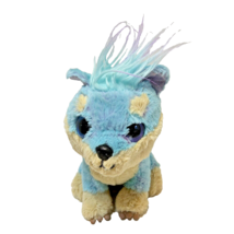 The Moose Group Plush Soft Blue Tan Sparkle Ears Stuffed Puppy Animal 10&quot; - £7.20 GBP
