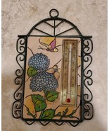 VTG Decorative Resin Indoor Outdoor Wall Thermometer Butterfly Flowers. ... - $265.72 MXN