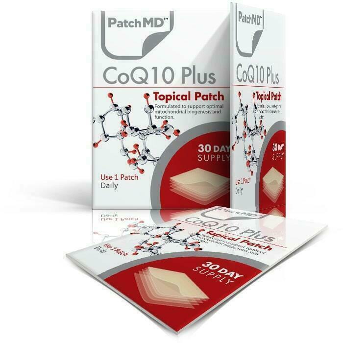 PatchMD CoQ10 Plus - Topical Patch (30 Day Supply) - EXP 2022 - New - $25.17