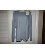 Wonderly blue clay long sleeve t shirt size M NWT $34.50 loose fit - $19.20 CAD