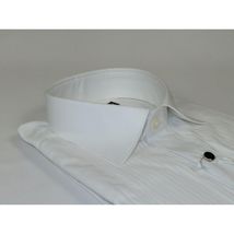 Men's Makrom Turkey Formal Tuxedo Shirt Cotton Lay-down  5676-420 White image 4