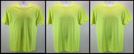Lot of 3 Hanes ComfortBlend Lightweight Neon Yellow T-Shirts Medium - €8,58 EUR