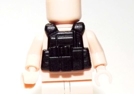 Minifigure Tactical Vest With Mag Pouches Tblack For Toys Gift - $2.36