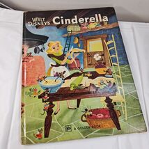 Vintage Walt Disney's Cinderella A Golden Book 1950 Edition 1976 38th Pr... - $14.00