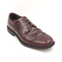 Rockport Men Moc Toe Derby Oxfords Size US 9.5M Brown Waterproof Leather - £13.17 GBP