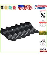 Comfort Fit Men&#39;s No-Show Performance Socks - 6 Pairs, Arch Support &amp; Cu... - $50.34 CAD