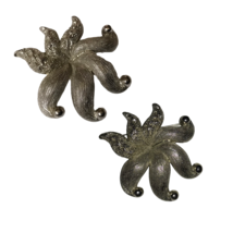 Silver Tone Vintage Flower Brooch by Monet - $19.80