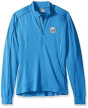 NHL Womens Islanders Half Zip, Size Medium - $553.60 MXN