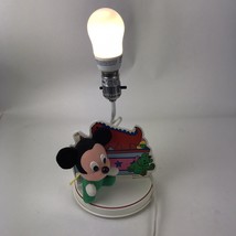 Vintage Disney Baby Mickey Mouse Plush Lamp Dolly Inc Underwriters Lab - £15.45 GBP