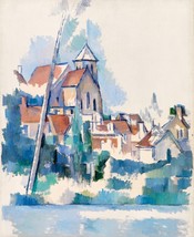 12588.Room Wall Poster.Interior art design.Paul Cezanne painting.The Church - £12.73 GBP+