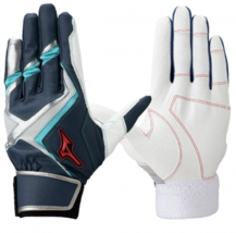 Mizuno Wild Drive Red Batting Gloves Baseball Sports Handwear Navy Gray ... - $1,269.59 MXN