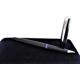 Pelikan Pelikano Penna Stilografica Nera Fountain Pen Black & Silver In Gift Box - £40.18 GBP
