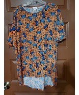 LulaRoe Disney Orange &amp; Blue Minnie Mouse Size Small - £9.34 GBP