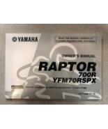 2008 Yamaha Raptor 700R YFM70RSPX Operators Owner Owner Manual New-
show... - $69.99