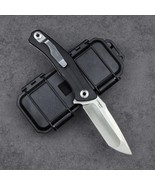 Sandvik Steel Ball Bearing Folding Hunting Survival Knife G10 Handle Cli... - $1,779.15 MXN