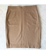 Dalia Butterscotch Brown Stretch Knit Skirt Slip On A Line - Women&#39;s Siz... - $32.41 CAD