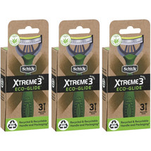 Pack of (3) New Schick Xtreme3 Xtreme 3 Glide 3ct - £23.04 GBP