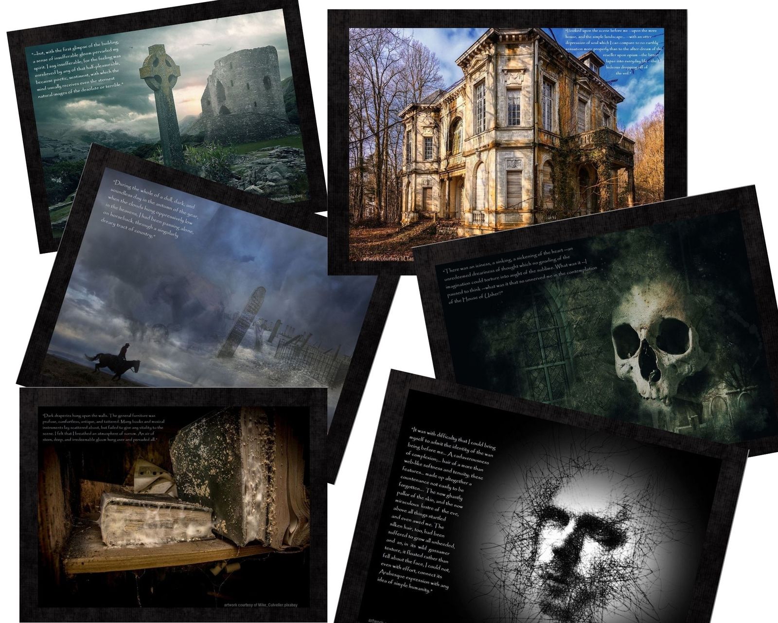 Haunted Calendar 2025 Edgar Allan Poe and 19 similar items