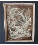 Music -Abstract Oil on Canvas by World Famous Illustrator Virgil Finlay - $828.75